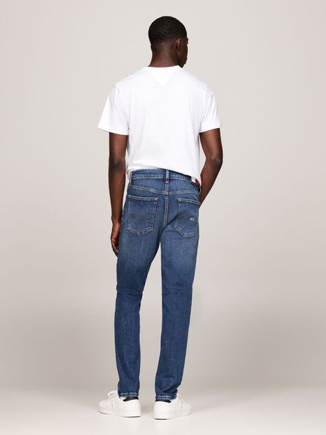 Jeans Austin Dark Wash Slim Fit Azul Tommy Hilfiger-2