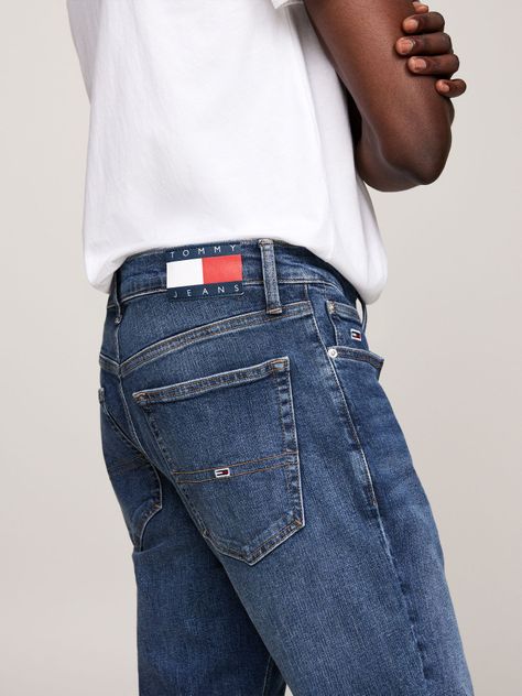 Jeans Austin Dark Wash Slim Fit Azul Tommy Hilfiger-3