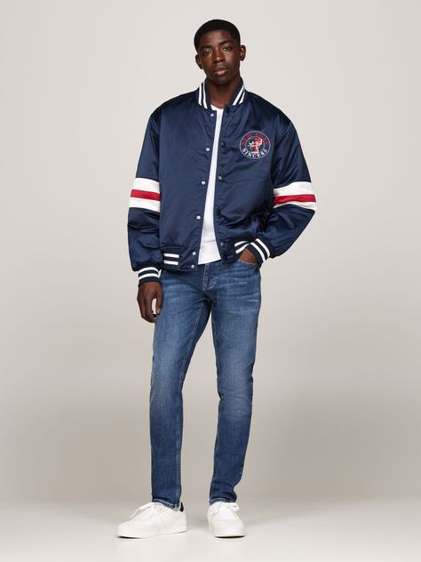 Jeans Austin Dark Wash Slim Fit Azul Tommy Hilfiger-0