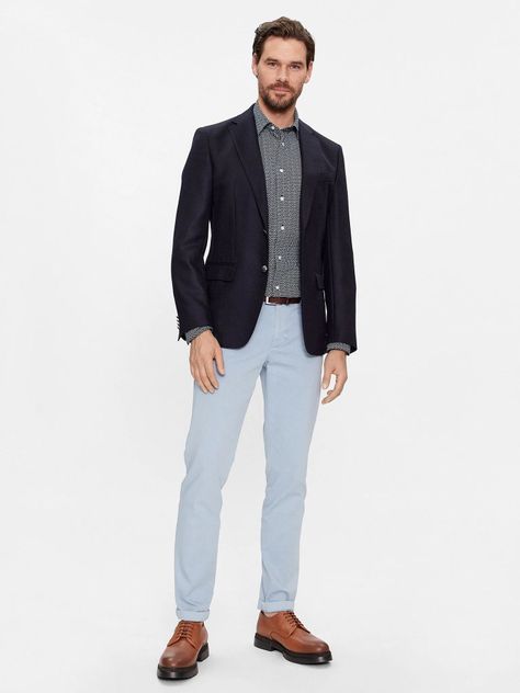 Camisa Dandelion Print Azul Tommy Hilfiger-1