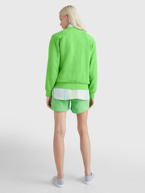 Polerón Relaxed Mini Logo Verde Tommy Hilfiger-2