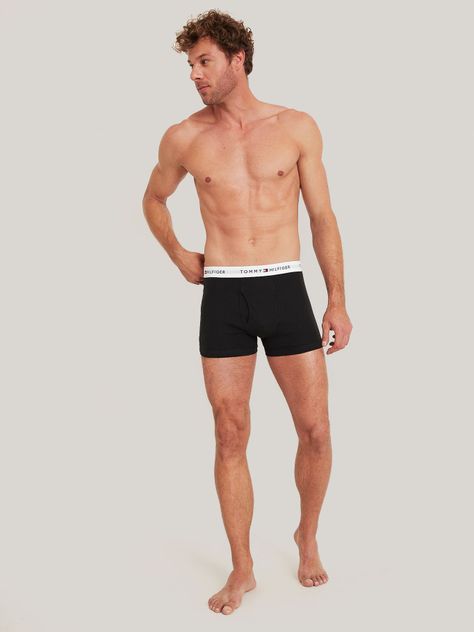 Pack De 3 Calzoncillos Trunk Solid Con Logo Negro Tommy Hilfiger-2