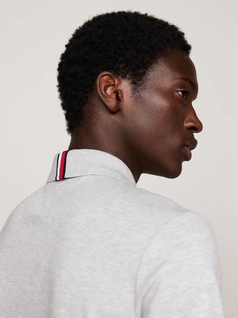 Polo Essential Liquid Cotton Blanco Tommy Hilfiger-3