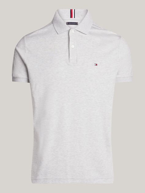 Polo Essential Liquid Cotton Blanco Tommy Hilfiger-4