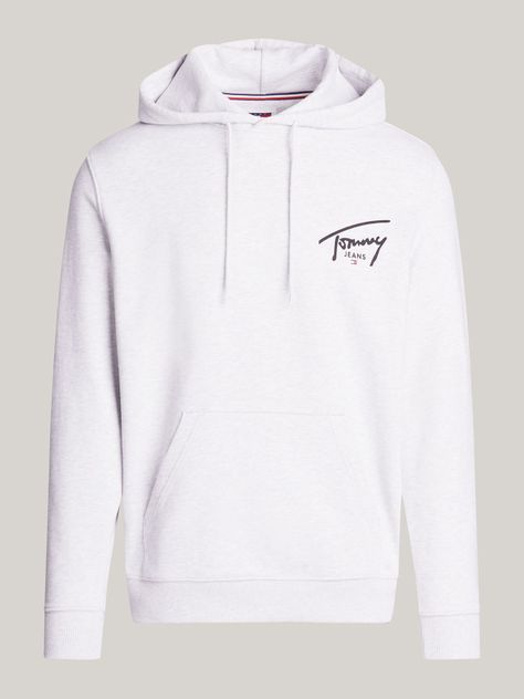 Polerón Hoodie Con Logo Distintivo Gris Tommy Jeans-4