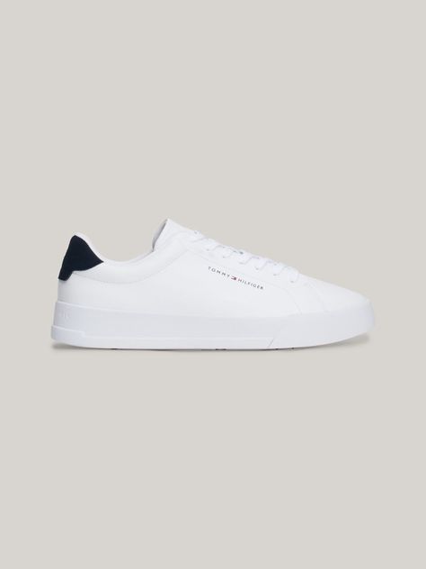 Zapatillas Court De Cuero Blanco Tommy Hilfiger-4