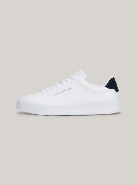 Zapatillas Court De Cuero Blanco Tommy Hilfiger-5