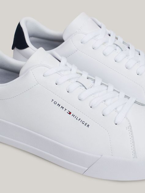 Zapatillas Court De Cuero Blanco Tommy Hilfiger-6