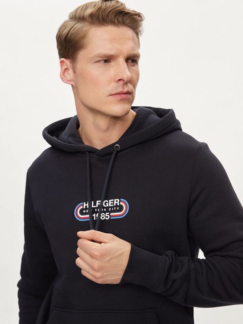 Polerón Hoodie Logo Sport Gráfico Azul Tommy Hilfiger-3