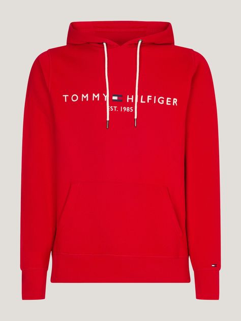 Polerón Hoodie Established Logo Rojo Tommy Hilfiger-4