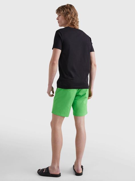 Polera Essential Cotton V-Neck Negro Tommy Hilfiger-2