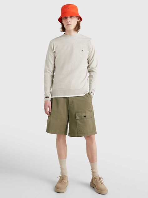 Sweater Mouline Striped  Beige Tommy Hilfiger-1
