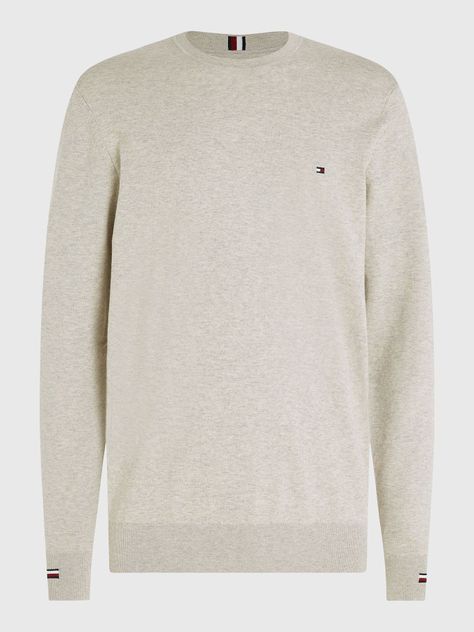 Sweater Mouline Striped  Beige Tommy Hilfiger-4