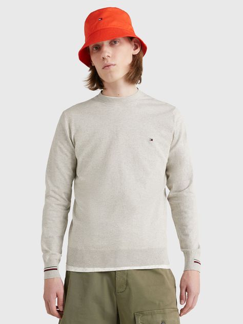 Sweater Mouline Striped  Beige Tommy Hilfiger-0