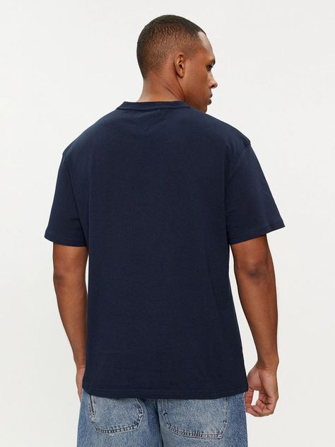 Polera Spray Logo Regular Fit Azul Tommy Jeans-2