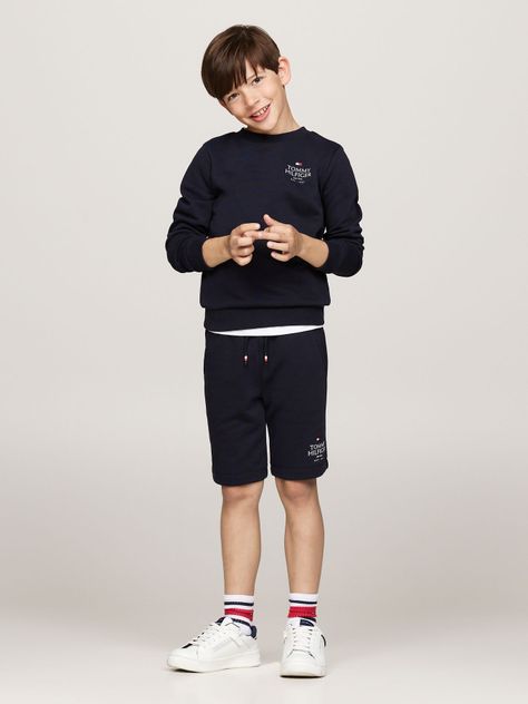 Polerón De Niño Con Logo Azul Tommy Hilfiger-1