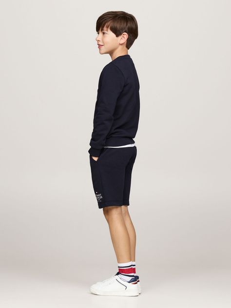Polerón De Niño Con Logo Azul Tommy Hilfiger-2