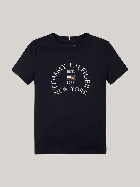Polera De Niño Con Logo Náutico Azul Tommy Hilfiger-4
