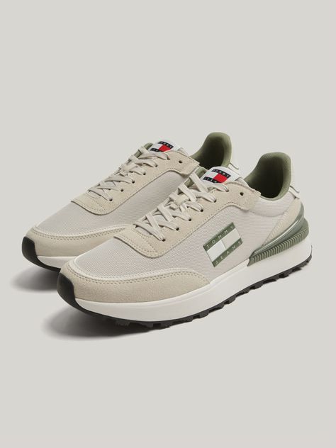 Zapatillas Runn Técnicas Essential Beige Tommy Hilfiger-0