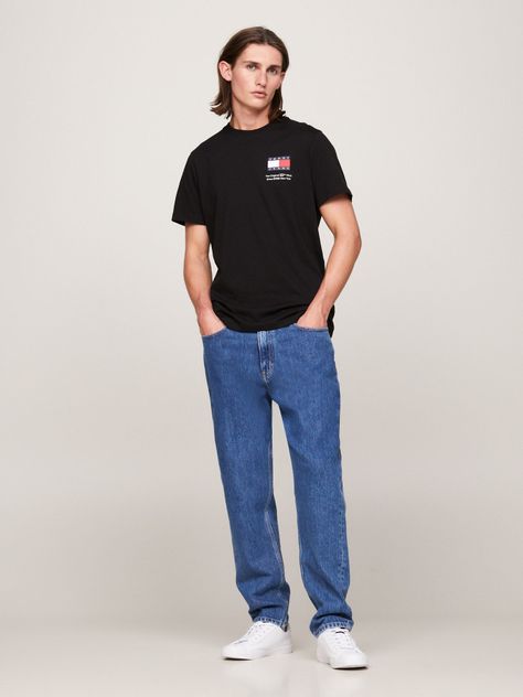 Polera Essential Con Logo Negro Tommy Jeans-0