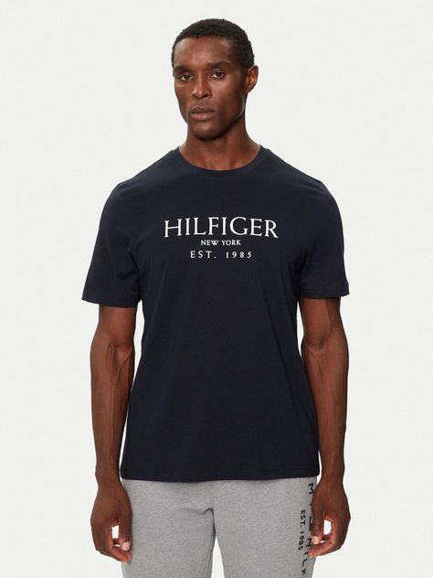 Polera Hombre Logo Monotype Azul Tommy Hilfiger-0