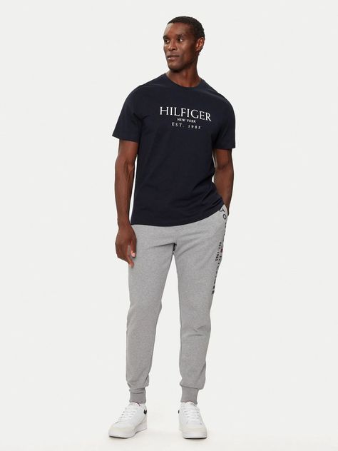 Polera Hombre Logo Monotype Azul Tommy Hilfiger-1