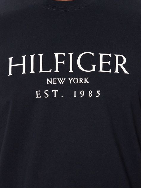 Polera Hombre Logo Monotype Azul Tommy Hilfiger-4