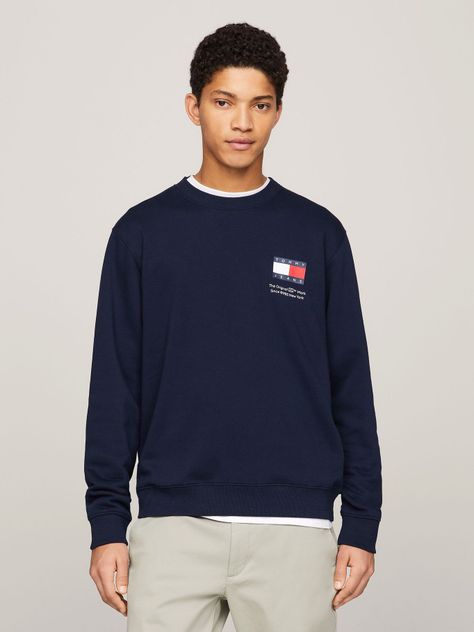 Polerón Essential Con Logo Azul Tommy Jeans-0