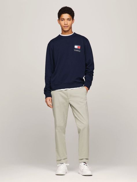 Polerón Essential Con Logo Azul Tommy Jeans-1