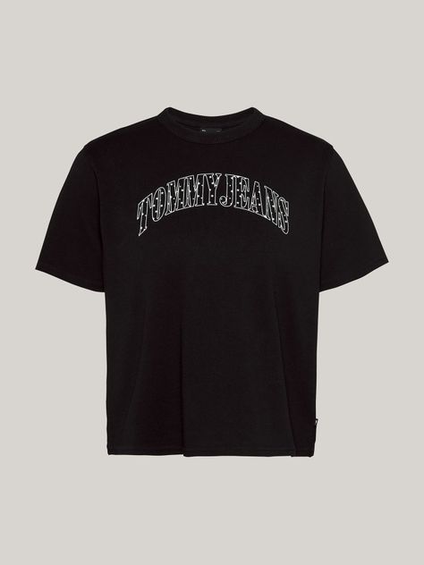 Polera Stardust Varsity Logo Negro Tommy Hilfiger-4