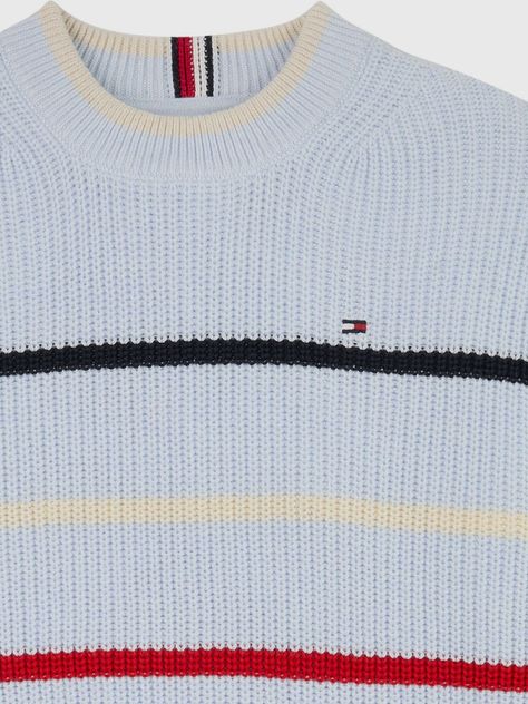 Sweater Niño A Rayas Multicolores Azul Tommy Hilfiger-2