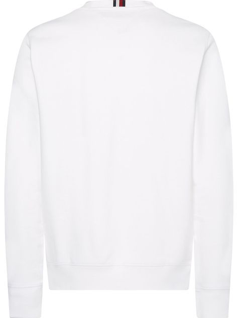 Polerón Icon Stack Crest Logo Blanco Tommy Hilfiger-1