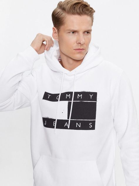 Polerón Hoodie Relaxed Grunge Blanco Tommy Jeans-3