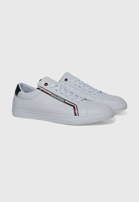 ZAPATILLAS CORE STRIPE LOGO BLANCO TOMMY HILFIGER-0