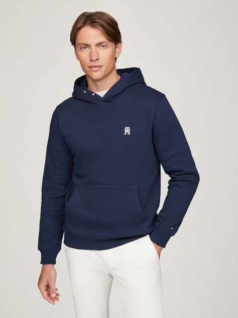 Polerón Hoodie Monograma Th Azul Tommy Hilfiger-0