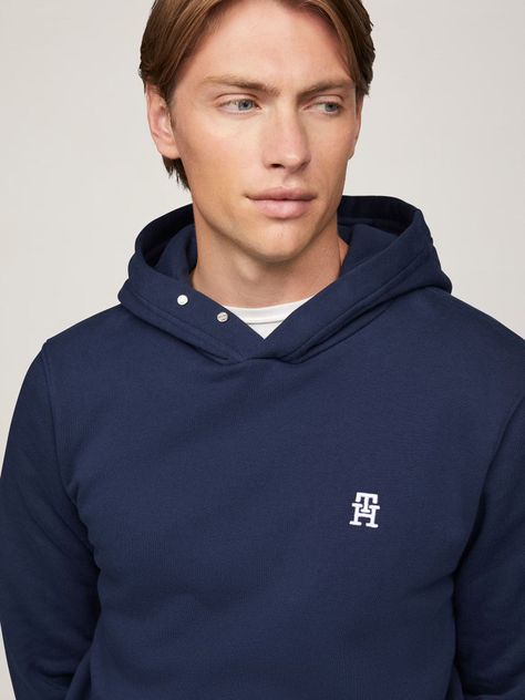 Polerón Hoodie Monograma Th Azul Tommy Hilfiger-3