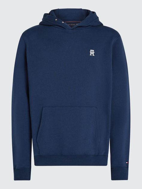 Polerón Hoodie Monograma Th Azul Tommy Hilfiger-4