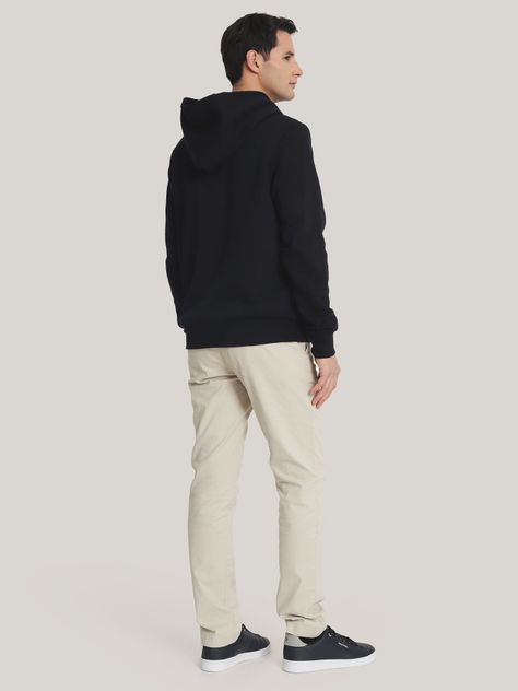 Polerón Hoodie Con Logo Chest Azul Tommy Hilfiger-2
