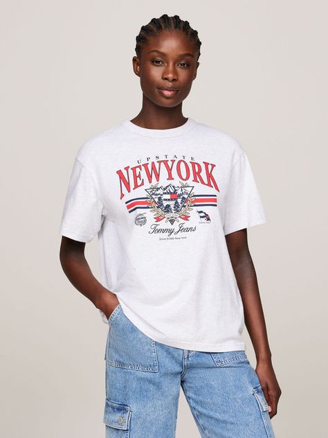 Polera Explorer Relaxed Gris Tommy Jeans-0