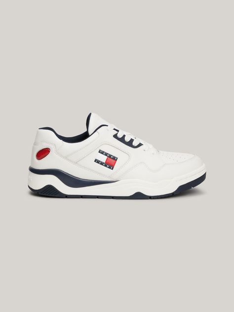 Zapatilla Color Block Con Parche Blanco Tommy Hilfiger-4