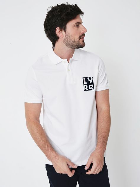 Polo Regular Fit Logo 1985 Blanco Tommy Hilfiger-0