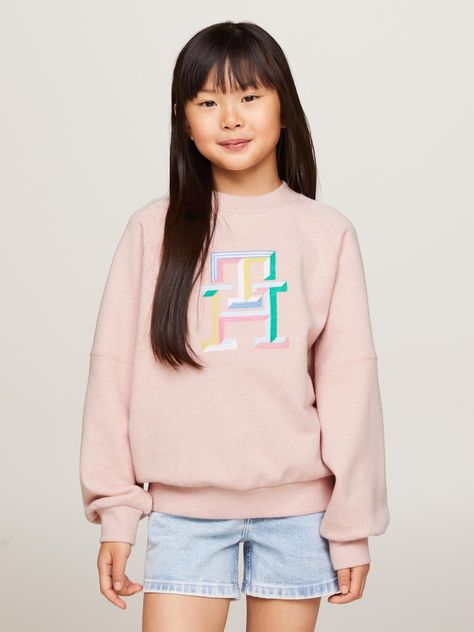 Polerón Logo Monogram Rosado Tommy Hilfiger-0