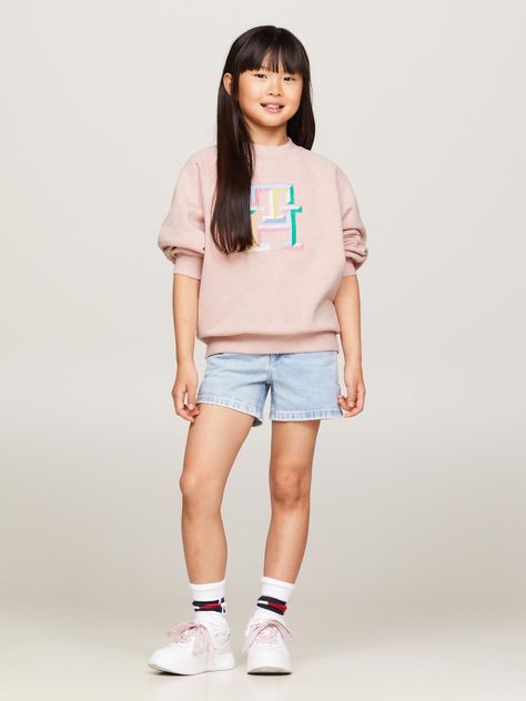 Polerón Logo Monogram Rosado Tommy Hilfiger-1