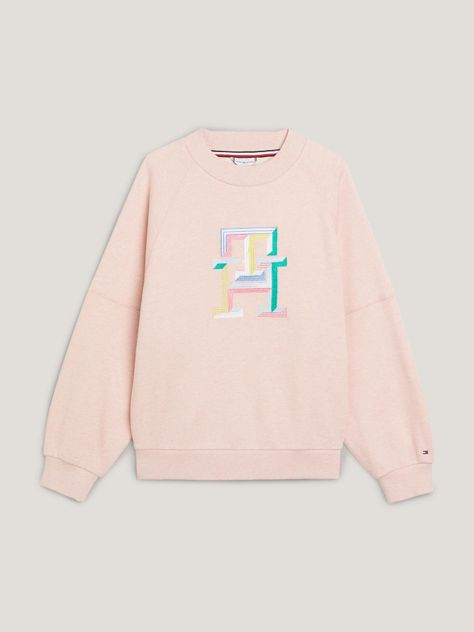 Polerón Logo Monogram Rosado Tommy Hilfiger-4