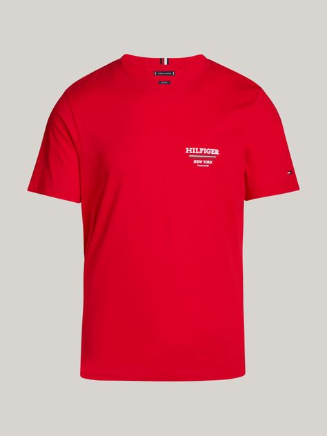 Polera Global Stripe Con Logo Rojo Tommy Hilfiger-4
