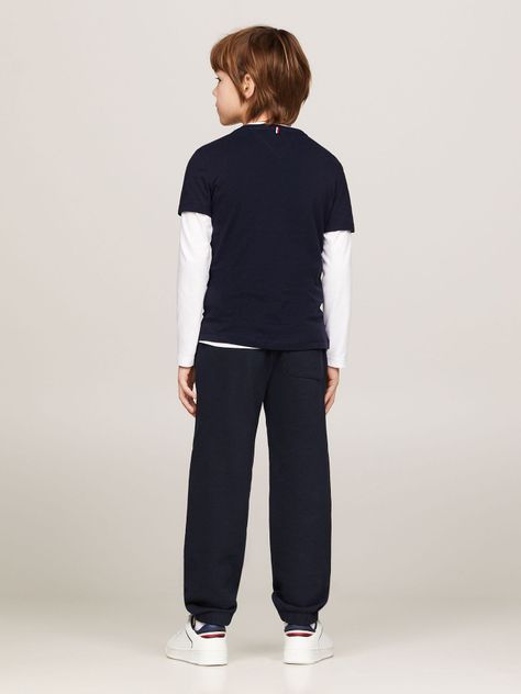 Polera Niño Essential C-Neck Azul Tommy Hilfiger-2
