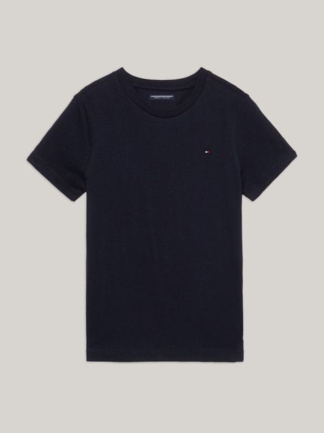 Polera Niño Essential C-Neck Azul Tommy Hilfiger-4