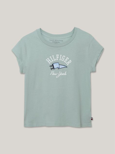 Polera De Niña All Star Con Logo Verde Tommy Hilfiger-0