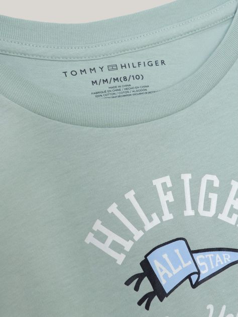 Polera De Niña All Star Con Logo Verde Tommy Hilfiger-3