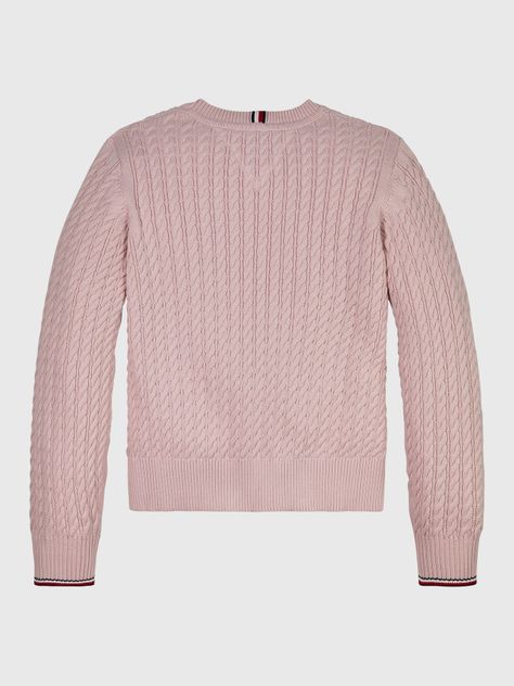Sweater Punto Global Stripe Rosado Tommy Hilfiger-1